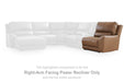 DeepWakes Reclining Sectional with Storage Console - Dream Home Furniture & Mattress (Waite Park, MN)