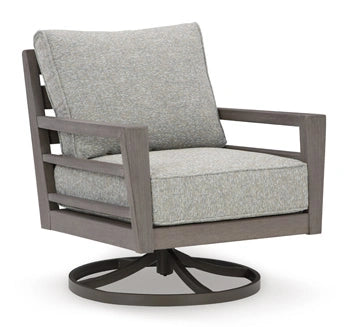 Hillside Barn Outdoor Swivel Lounge with Cushion - Dream Home Furniture & Mattress (Waite Park, MN)