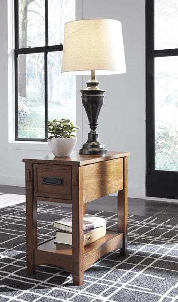 Breegin Chairside End Table - Dream Home Furniture & Mattress (Waite Park, MN)
