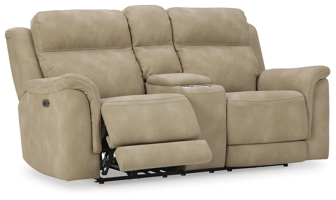 Next-Gen DuraPella Power Reclining Loveseat with Console - Dream Home Furniture & Mattress (Waite Park, MN)