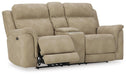 Next-Gen DuraPella Power Reclining Loveseat with Console - Dream Home Furniture & Mattress (Waite Park, MN)