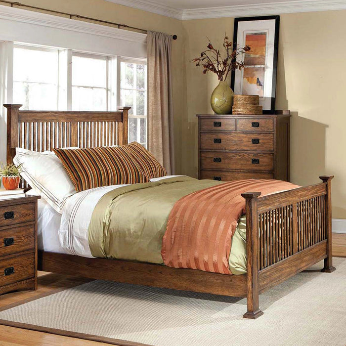 Oak Park King Slat Bed