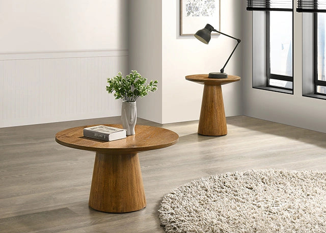 Halewood 29" Round Cocktail Table - Dream Home Furniture & Mattress (Waite Park, MN)