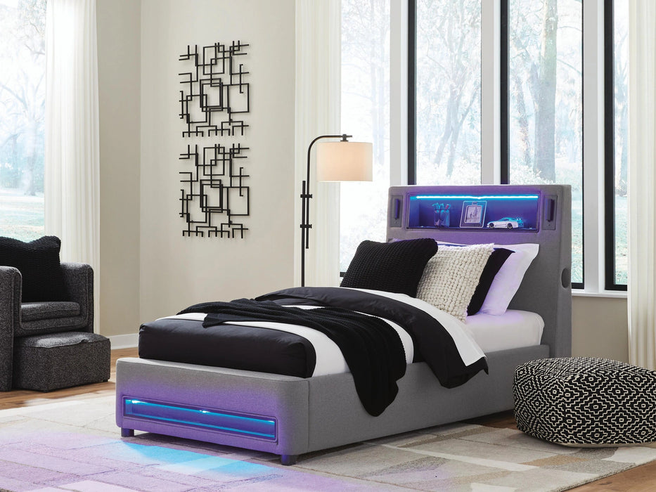 Verishaw Upholstered Bed - Dream Home Furniture & Mattress (Waite Park, MN)