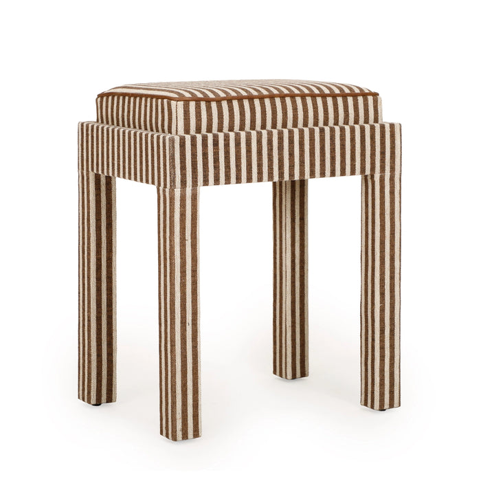 Kora Cotton Jute Contract-Grade Accent Stool