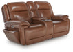 Healy Pier Power Reclining Loveseat with Console - Dream Home Furniture & Mattress (Waite Park, MN)