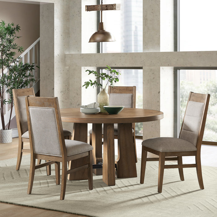 Landmark Round Dining Table - Dream Home Furniture & Mattress (Waite Park, MN)