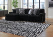 Midnight-Madness Sectional Sofa with Chaise - Dream Home Furniture & Mattress (Waite Park, MN)
