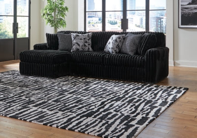 Midnight-Madness Sectional Sofa with Chaise - Dream Home Furniture & Mattress (Waite Park, MN)