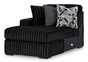 Midnight-Madness Sectional with Chaise - Dream Home Furniture & Mattress (Waite Park, MN)