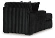 Midnight-Madness Sectional with Chaise - Dream Home Furniture & Mattress (Waite Park, MN)