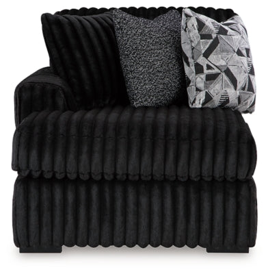 Midnight-Madness Sectional Sofa with Chaise - Dream Home Furniture & Mattress (Waite Park, MN)