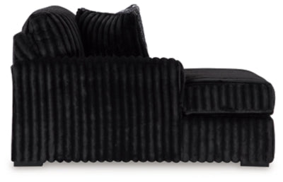 Midnight-Madness Sectional Sofa with Chaise - Dream Home Furniture & Mattress (Waite Park, MN)