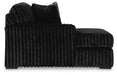 Midnight-Madness Sectional with Chaise - Dream Home Furniture & Mattress (Waite Park, MN)