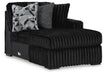 Midnight-Madness Sectional with Chaise - Dream Home Furniture & Mattress (Waite Park, MN)