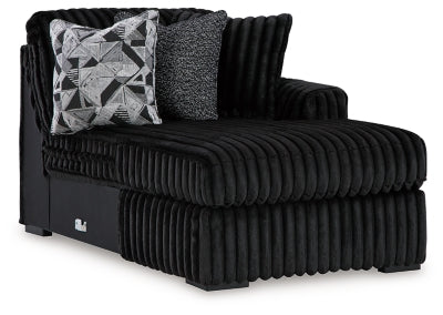 Midnight-Madness Sectional Sofa with Chaise - Dream Home Furniture & Mattress (Waite Park, MN)