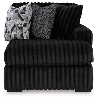 Midnight-Madness Sectional Sofa with Chaise - Dream Home Furniture & Mattress (Waite Park, MN)