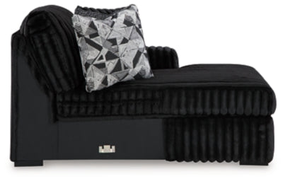 Midnight-Madness Sectional Sofa with Chaise - Dream Home Furniture & Mattress (Waite Park, MN)