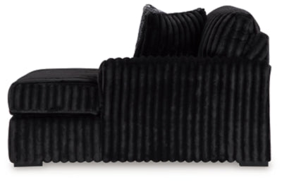 Midnight-Madness Sectional Sofa with Chaise - Dream Home Furniture & Mattress (Waite Park, MN)