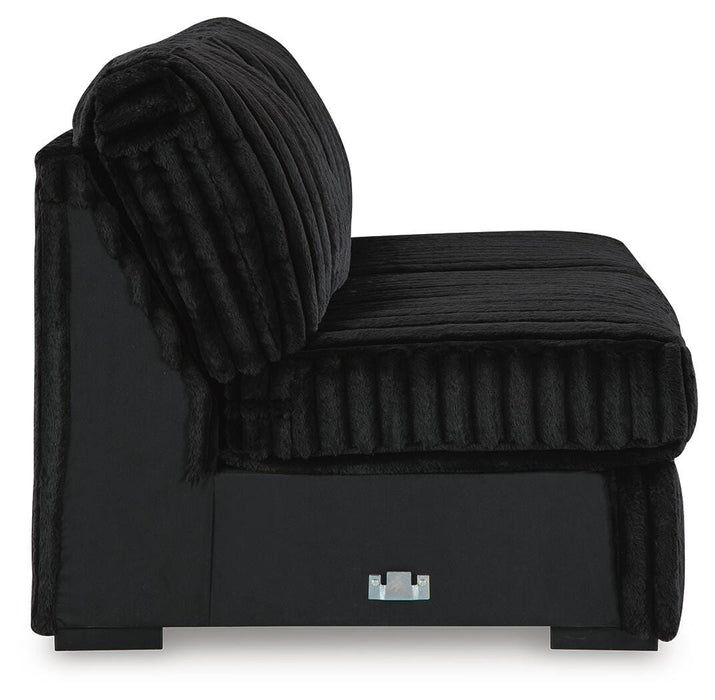 Midnight-Madness Sectional with Chaise - Dream Home Furniture & Mattress (Waite Park, MN)