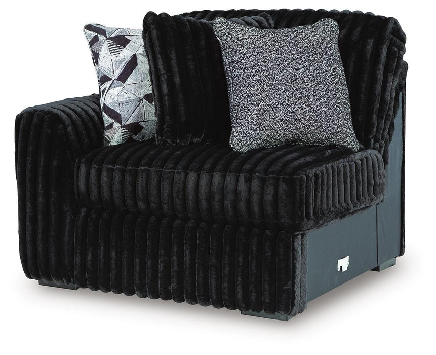 Midnight-Madness Sectional Sofa - Dream Home Furniture & Mattress (Waite Park, MN)