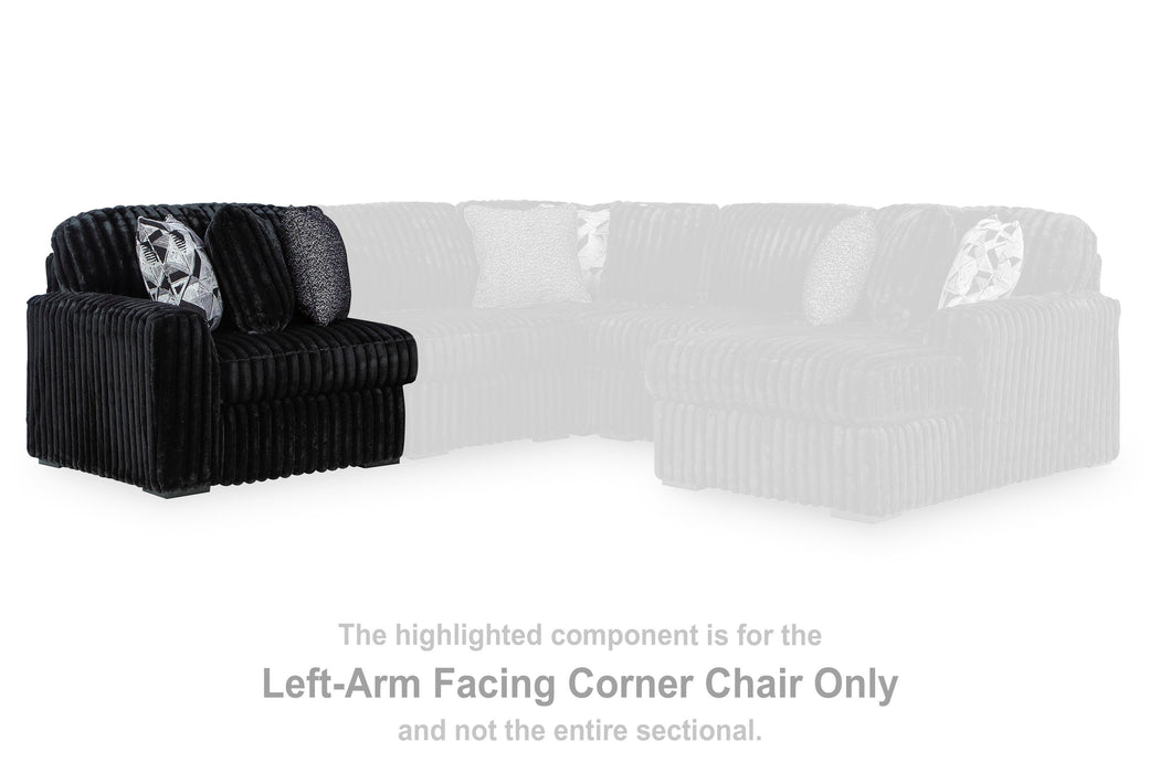 Midnight-Madness Sectional Sofa - Dream Home Furniture & Mattress (Waite Park, MN)