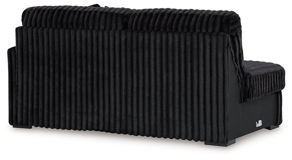 Midnight-Madness Sectional with Chaise - Dream Home Furniture & Mattress (Waite Park, MN)