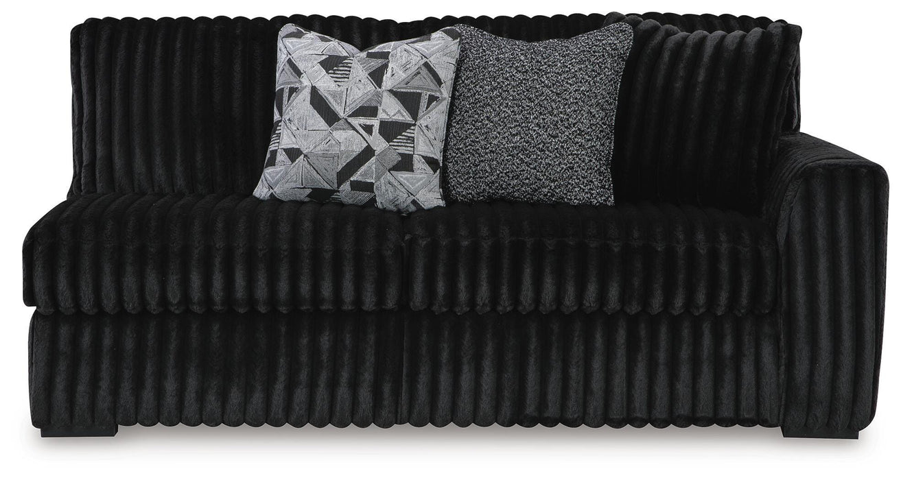 Midnight-Madness Sectional with Chaise - Dream Home Furniture & Mattress (Waite Park, MN)