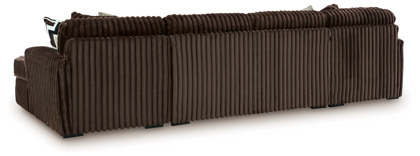 Midnight-Madness Sectional with Chaise - Dream Home Furniture & Mattress (Waite Park, MN)