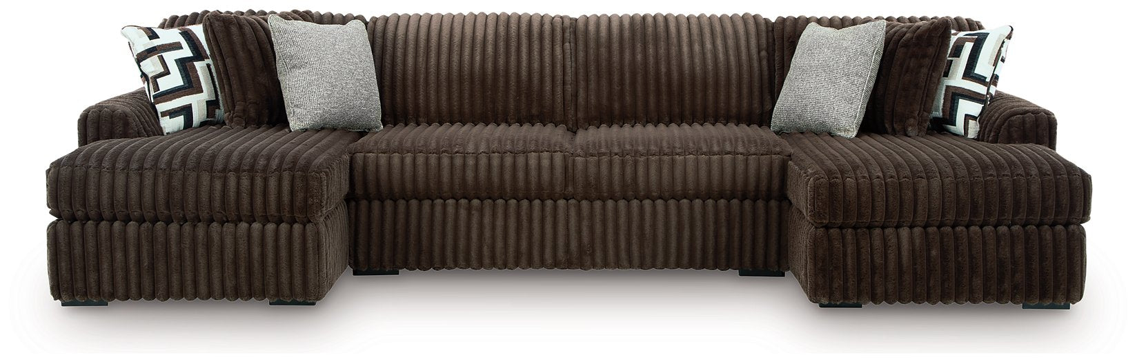 Midnight-Madness Sectional with Chaise - Dream Home Furniture & Mattress (Waite Park, MN)