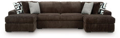 Midnight-Madness Sectional with Chaise - Dream Home Furniture & Mattress (Waite Park, MN)