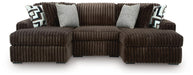 Midnight-Madness Sectional with Chaise - Dream Home Furniture & Mattress (Waite Park, MN)