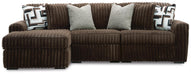 Midnight-Madness Sectional with Chaise - Dream Home Furniture & Mattress (Waite Park, MN)