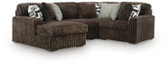 Midnight-Madness Sectional with Chaise - Dream Home Furniture & Mattress (Waite Park, MN)