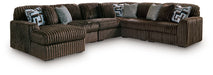 Midnight-Madness Sectional with Chaise - Dream Home Furniture & Mattress (Waite Park, MN)