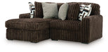 Midnight-Madness Sectional with Chaise - Dream Home Furniture & Mattress (Waite Park, MN)