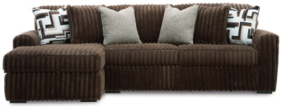 Midnight-Madness Sectional Sofa with Chaise - Dream Home Furniture & Mattress (Waite Park, MN)