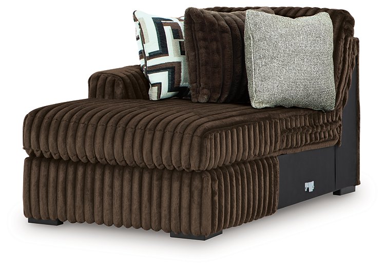Midnight-Madness Sectional with Chaise - Dream Home Furniture & Mattress (Waite Park, MN)