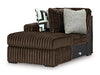 Midnight-Madness Sectional with Chaise - Dream Home Furniture & Mattress (Waite Park, MN)