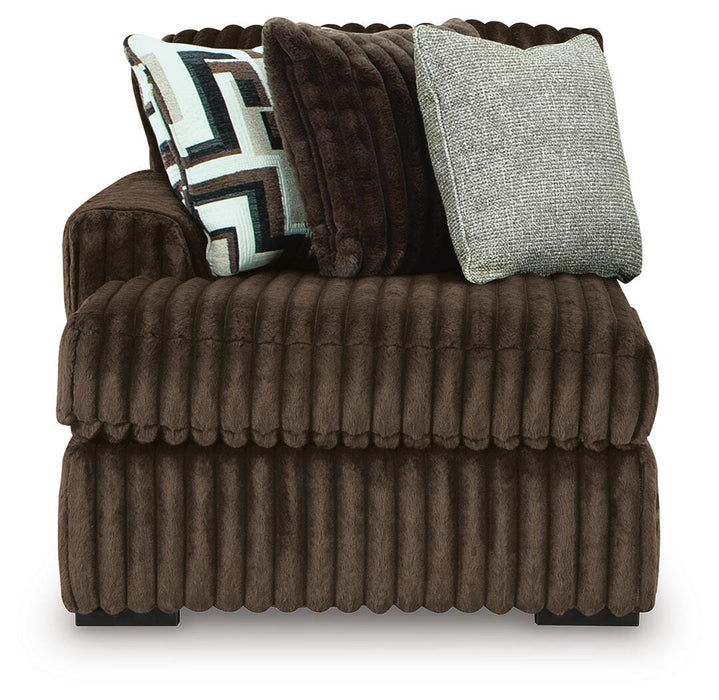Midnight-Madness Sectional with Chaise - Dream Home Furniture & Mattress (Waite Park, MN)