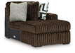Midnight-Madness Sectional with Chaise - Dream Home Furniture & Mattress (Waite Park, MN)