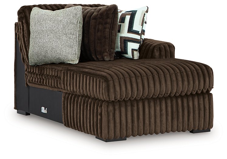 Midnight-Madness Sectional with Chaise - Dream Home Furniture & Mattress (Waite Park, MN)