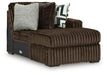 Midnight-Madness Sectional with Chaise - Dream Home Furniture & Mattress (Waite Park, MN)