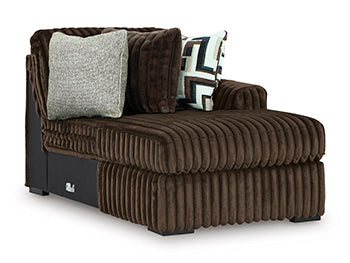 Midnight-Madness Sectional with Chaise - Dream Home Furniture & Mattress (Waite Park, MN)