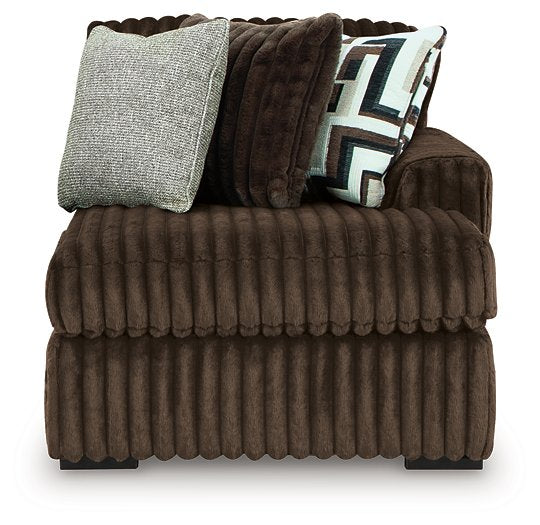 Midnight-Madness Sectional with Chaise - Dream Home Furniture & Mattress (Waite Park, MN)