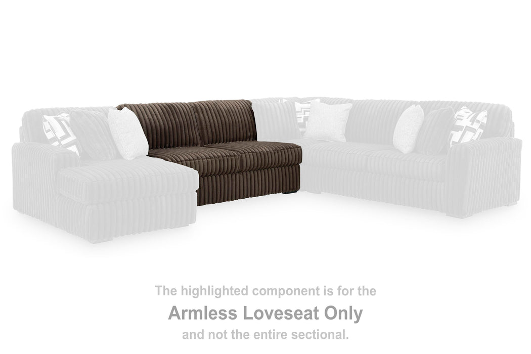 Midnight-Madness Sectional with Chaise - Dream Home Furniture & Mattress (Waite Park, MN)