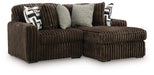 Midnight-Madness Sectional with Chaise - Dream Home Furniture & Mattress (Waite Park, MN)