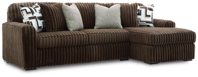 Midnight-Madness Sectional Sofa with Chaise - Dream Home Furniture & Mattress (Waite Park, MN)
