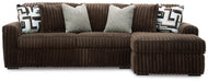 Midnight-Madness Sectional Sofa with Chaise - Dream Home Furniture & Mattress (Waite Park, MN)