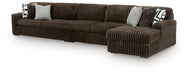 Midnight-Madness Sectional with Chaise - Dream Home Furniture & Mattress (Waite Park, MN)